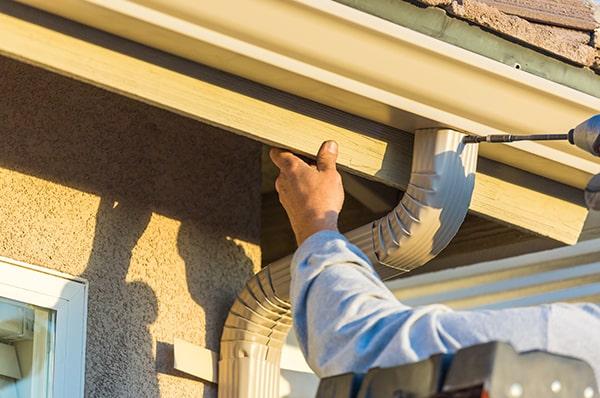 we offer various types of gutters for installation including seamless, aluminum, and copper